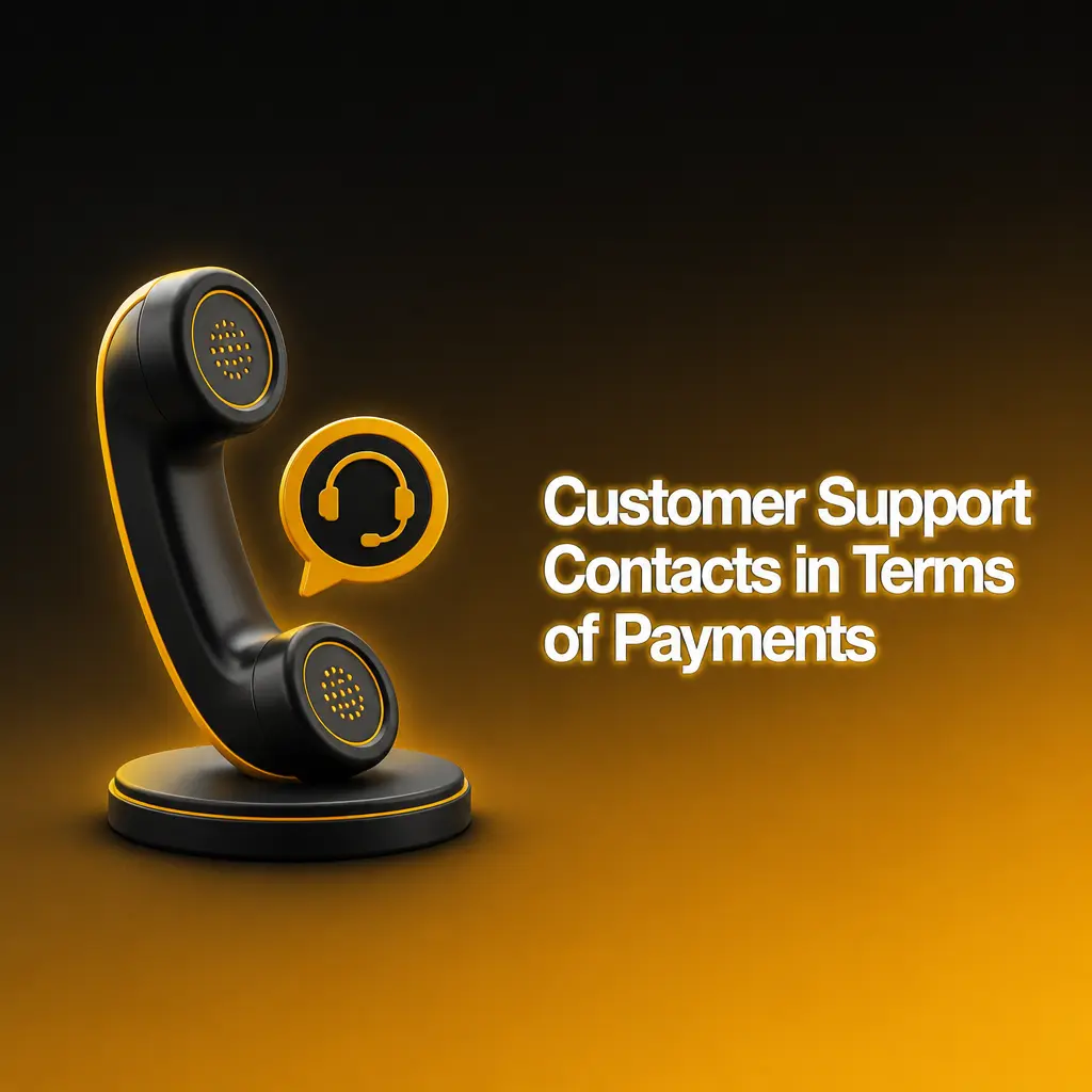 Customer Support Contacts in Terms of Payments
