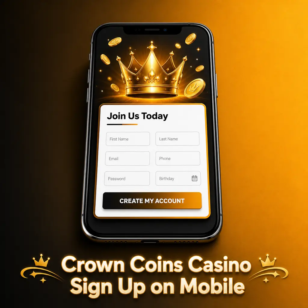 Create a New Account: Crown Coins Casino Registration Steps